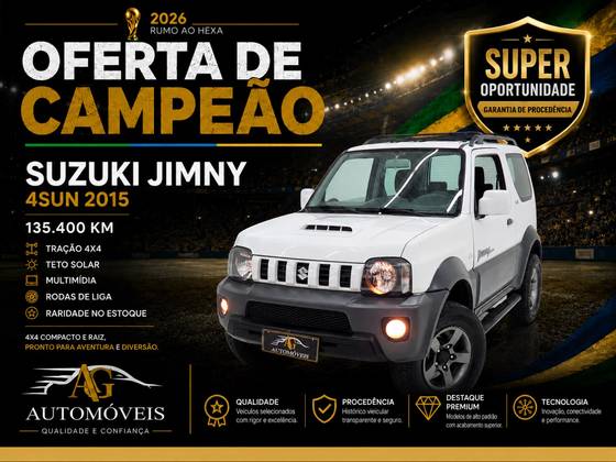 SUZUKI JIMNY 1.3 4SUN 4X4 16V GASOLINA 2P MANUAL SUZUKI JIMNY 1.3 4SUN 4X4 16V GASOLINA 2P MANUAL